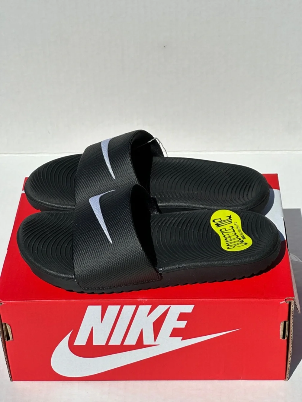 Nike Unisex Kawa Slide Sandal Flip Flop - Youth Kids 13C and 2Y